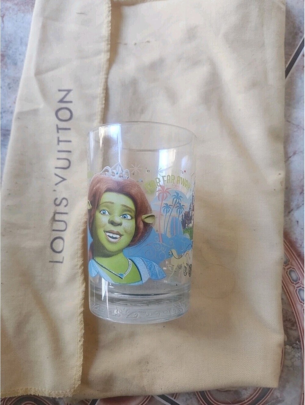 McDonald's Shrek the Third Collectible Glass Princess Fiona. 2007